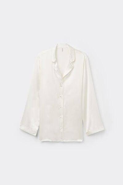 White Mannish-Cut Jacket, Powder White, large image number 3