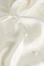 Intimissimi - White  Mannish-Cut Jacket In Silk Satin