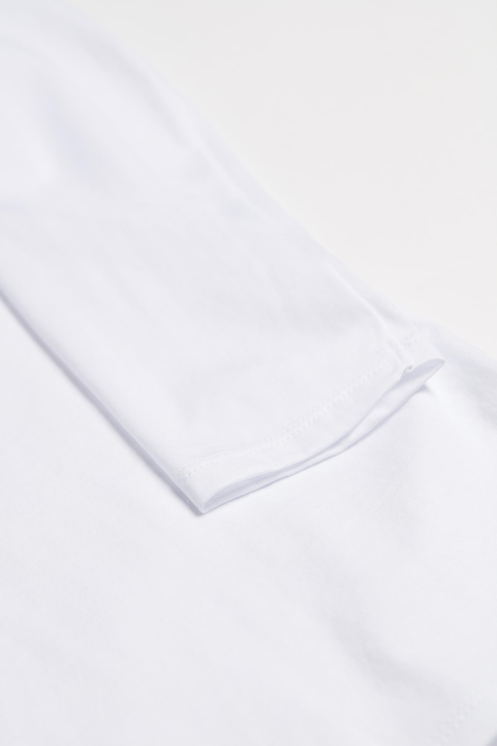 White Ultrafresh Cotton Boat-Neck Top, , large image number 5