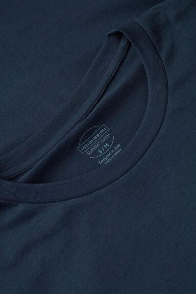 Blue Oversize Long-Sleeved Top, Intense Blue, large image number 4