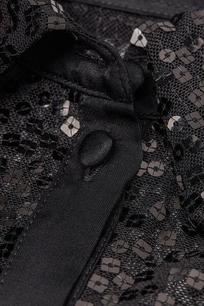 Black See The Magic Sequin Shirt, Black, large image number 4