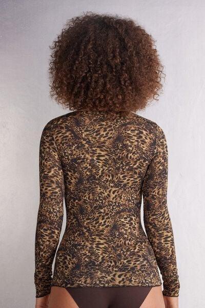 Multicolour Animal Print Blouse, 5601_847J, large image number 2