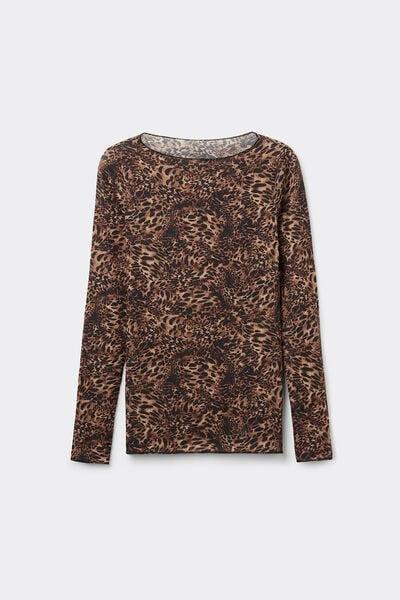 Multicolour Animal Print Blouse, 5601_847J, large image number 3