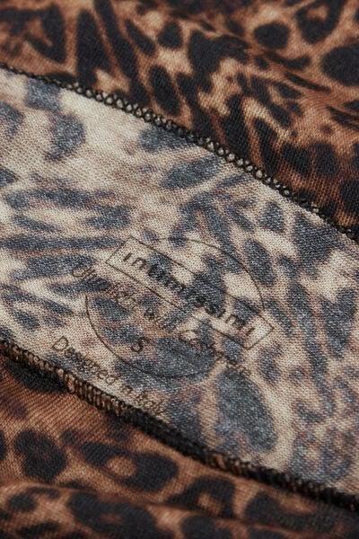 Multicolour Animal Print Blouse, 5601_847J, large image number 4