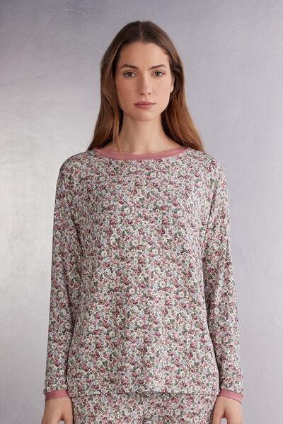 Multicolour Boat-Neck Top, 5601_851J, large image number 0