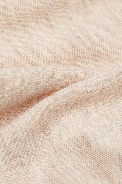 Beige Long-Sleeve Cashmere Top, 5601_036K, large image number 11