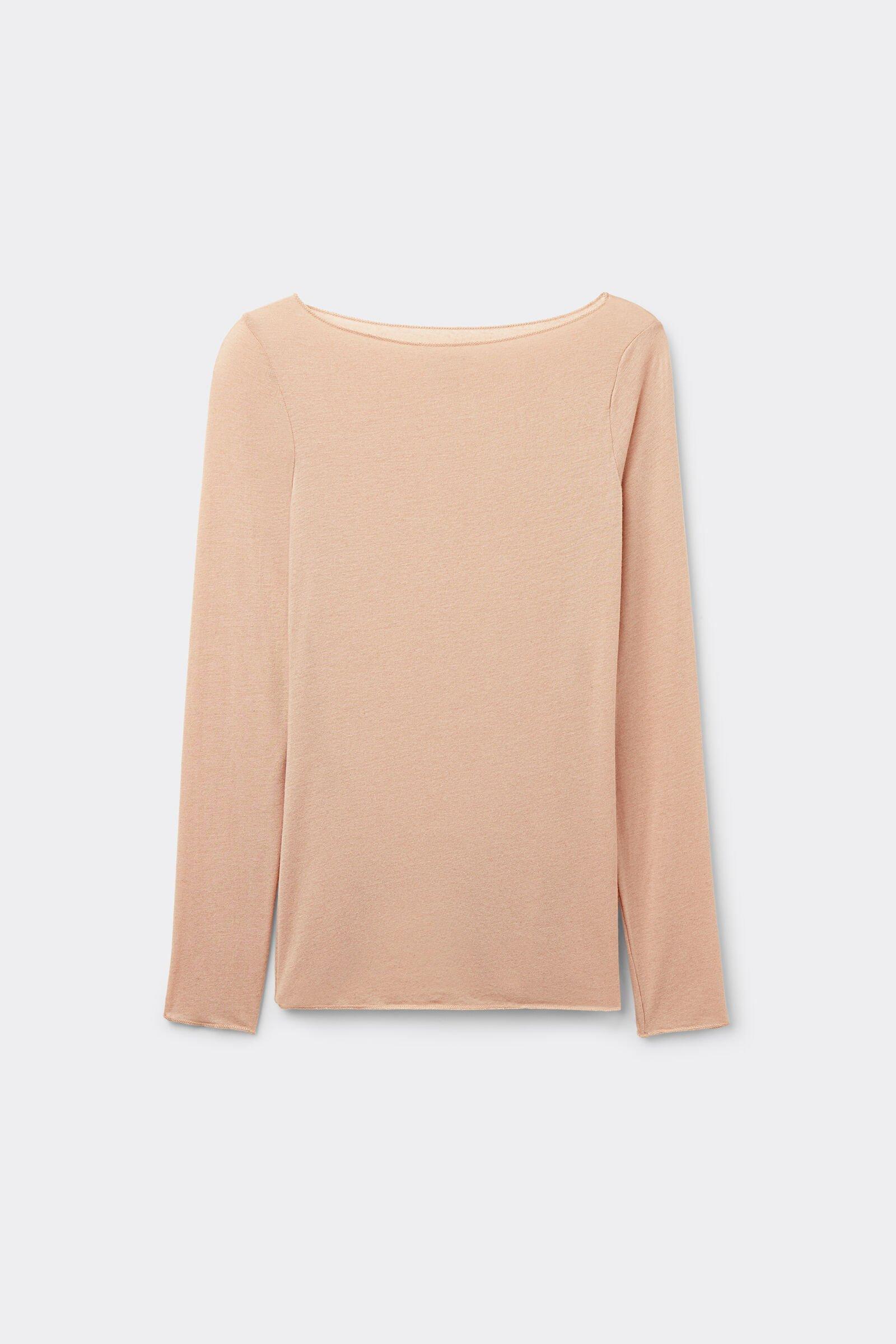 Beige Boat Neck Jumper, Soft Beige, large image number 7