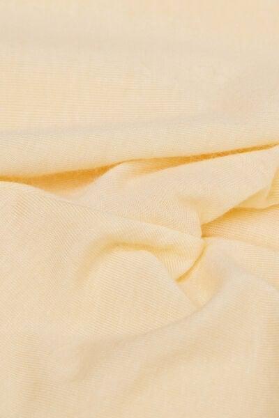 Yellow Boat Neck Modal Cashmere Ultralight Jumper, 5601_112K, large image number 4