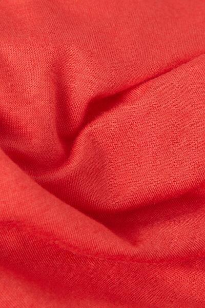 Red Boat Neck Cashmere Ultralight Jumper, , large image number 4
