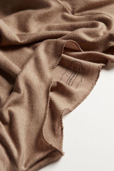 Intimissimi - Brown Boat Neck  Modal Cashmere Ultralight Jumper