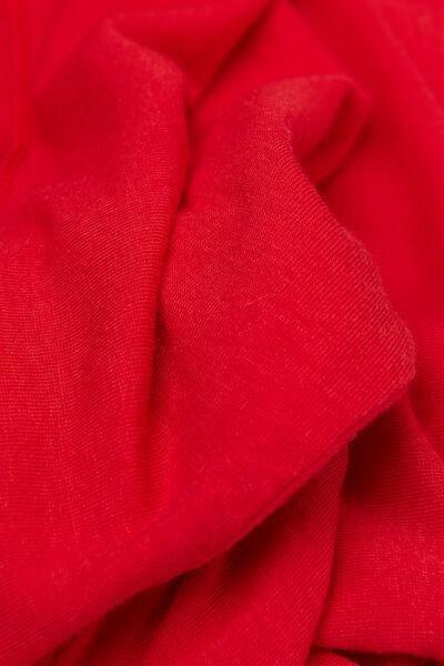 Red Boat Neck Modal Cashmere Ultralight Jumper, 5601_845J, large image number 4