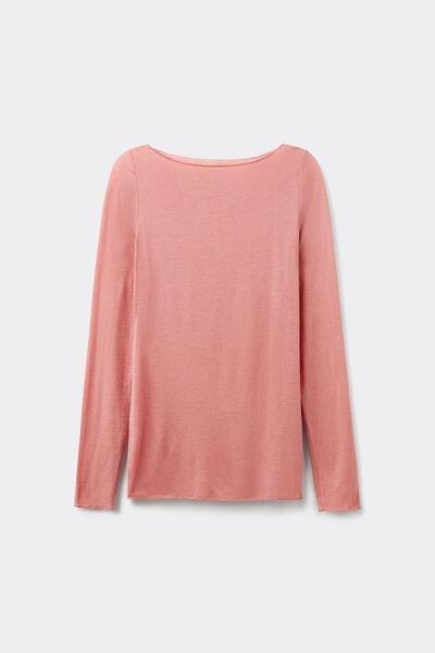 Pink Boat Neck Jumper, , large image number 2