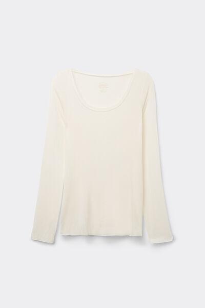 White Ultralight Long-Sleeved Top, , large image number 2