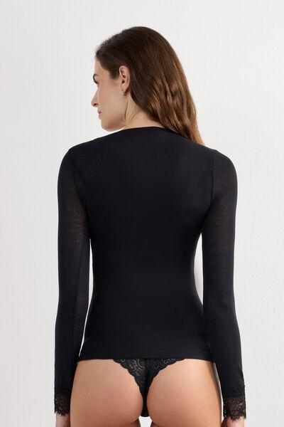 Black Ultralight Long Shirt, Black, large image number 5