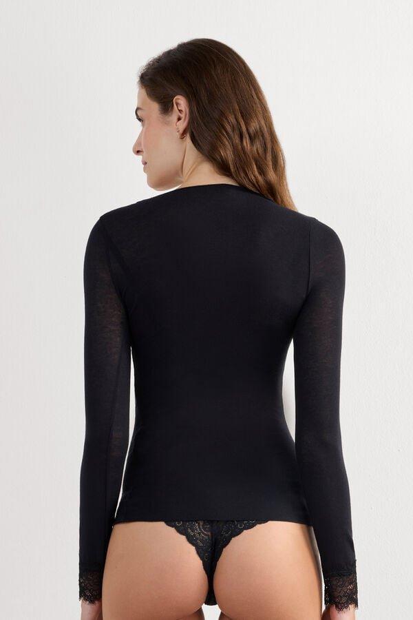 Black Ultralight Long Shirt, Black, large image number 6