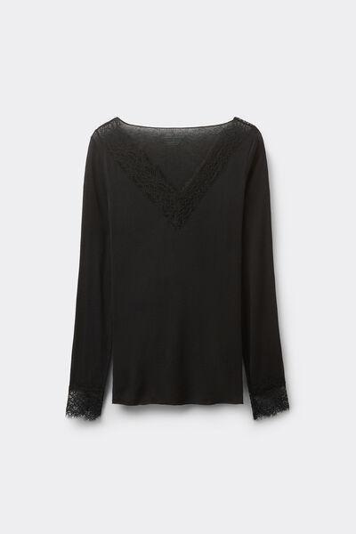 Black Ultralight Long Shirt, Black, large image number 8