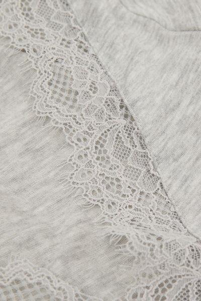 Grey Ultralight Long Lace Shirt, 5601_035K, large image number 4