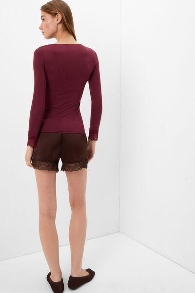 RED Modal Cashmere Ultralight Long Lace Shirt, 5601_181K, large image number 1