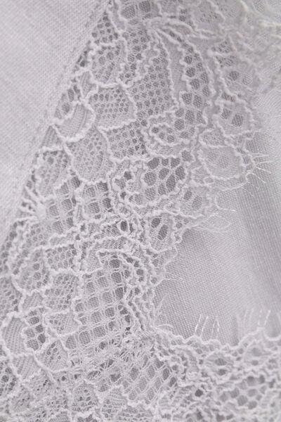 Grey Lace-Trimmed Long-Sleeved Top, 5601_347J, large image number 9