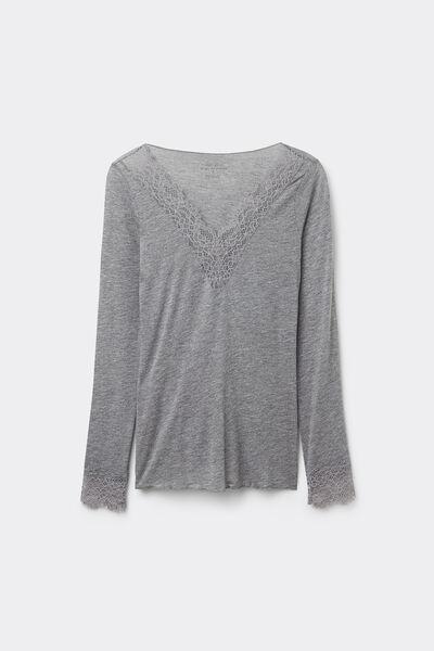 Grey Long-Sleeved Top, , large image number 2
