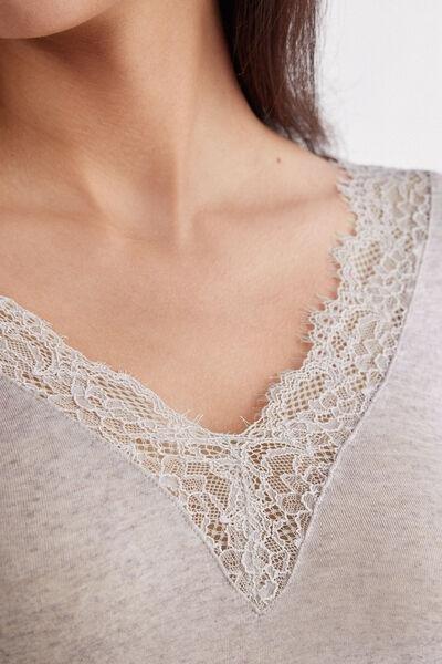 Beige Long-Sleeved Top, Shell Beige Blend, large image number 8