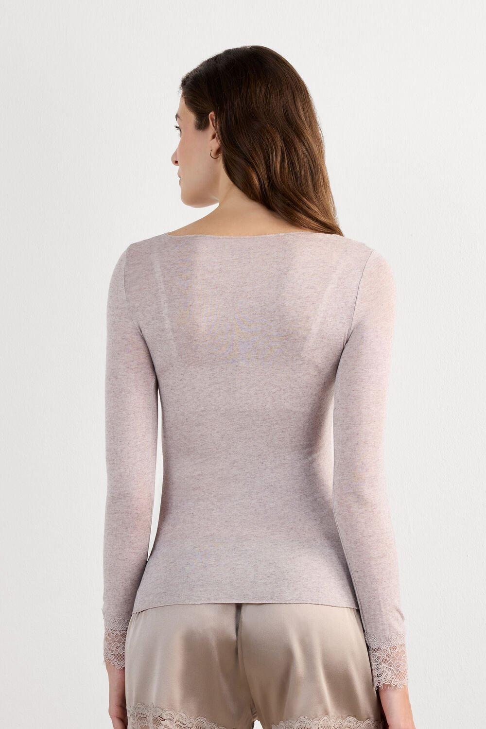 Beige Long-Sleeved Top, Shell Beige Blend, large image number 9