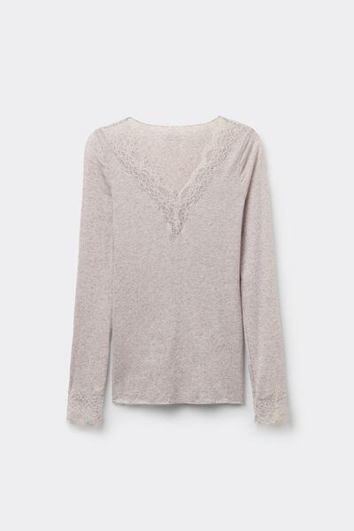 Beige Long-Sleeved Top, Shell Beige Blend, large image number 11