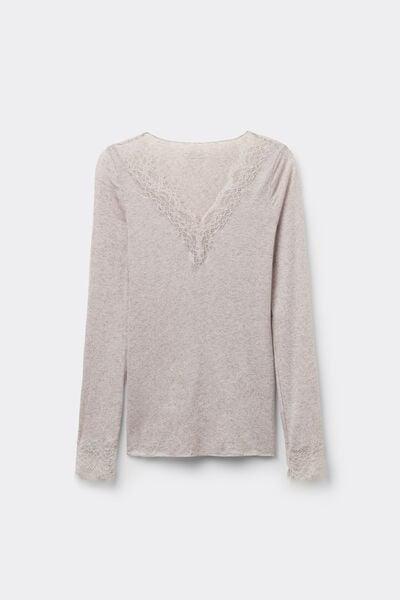 Beige Long-Sleeved Top, Shell Beige Blend, large image number 12