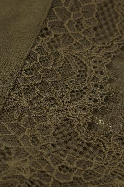 Green Ultralight Long Lace Shirt, 5601_848J, large image number 4