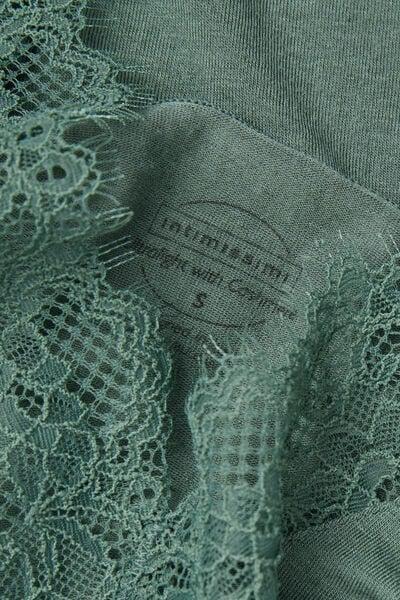 Green Modal Cashmere Ultralight Long Lace Shirt, 5601_941J, large image number 10