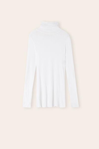 White Ultralight High-Neck Top, , large image number 3