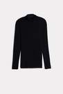 Intimissimi - Black Modal Cashmere Ultralight High-Neck Top, Women