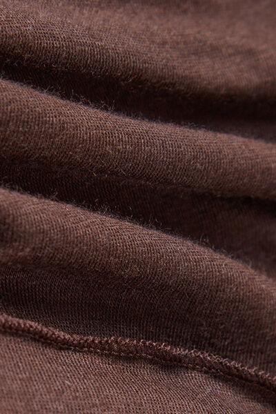 Brown Ultralight High-Neck Top, , large image number 4