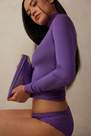 Intimissimi - Purple Modal Cashmere Ultralight High-Neck Top