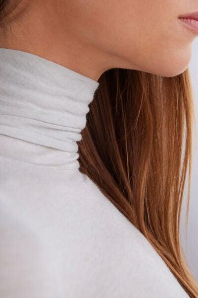 Grey Ultralight High-Neck Top, 5601_347J, large image number 5