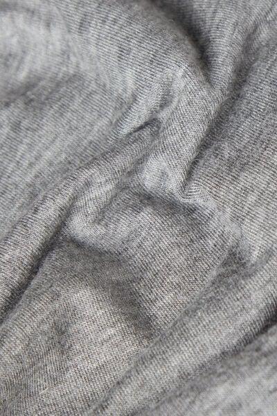 Grey Ultralight Long Sleeve Cashmere Top, 5601_456J, large image number 4