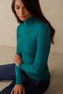 Intimissimi - Green Modal Cashmere Ultralight High-Neck Top