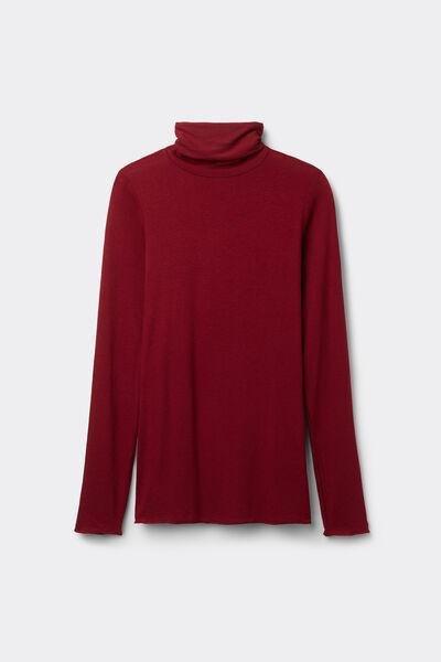 Red Ultralight High-Neck Top, , large image number 2