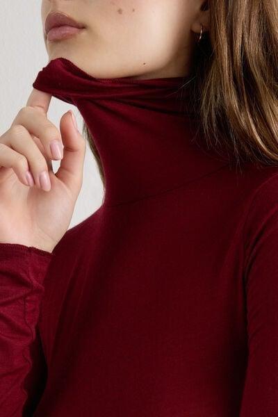 Red Ultralight High-Neck Top, 5601_770J, large image number 5