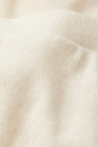 White Long-Sleeved V-Neck Top, , large image number 4
