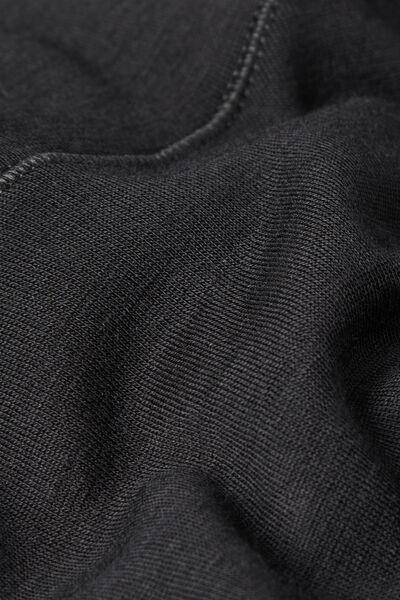 Black Long Sleeve Wool Turtleneck Top, , large image number 4