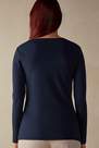 Intimissimi - Navy Long-Sleeved Crew Neck Shirt Made Of Micromodal