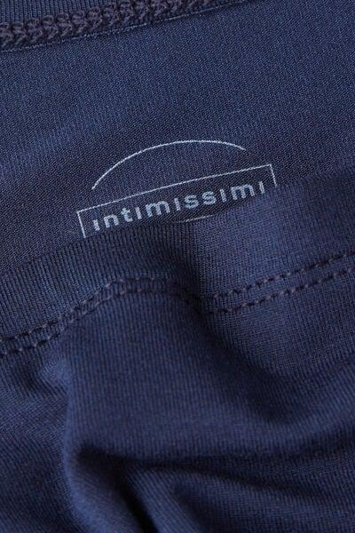 Navy Long Sleeve Scoop Neck Top, Intense Blue, large image number 4