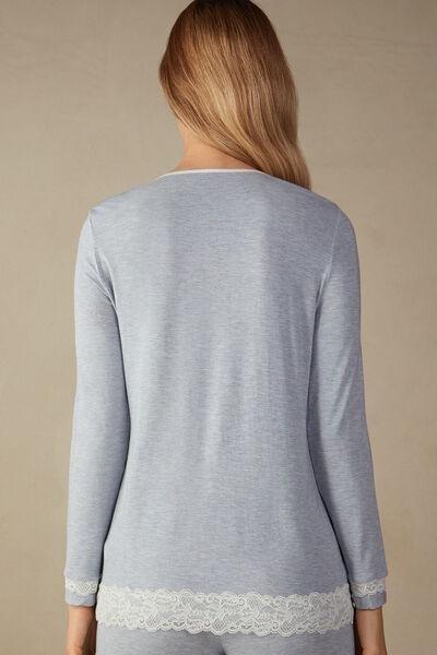 Blue Button-Down Top, , large image number 2