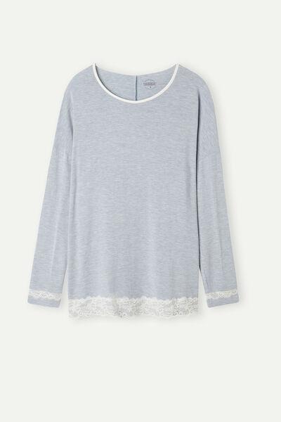 Blue Long-Sleeve Top, , large image number 2