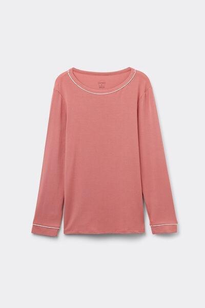 Pink Modal Long-Sleeved Jumper, , large image number 2