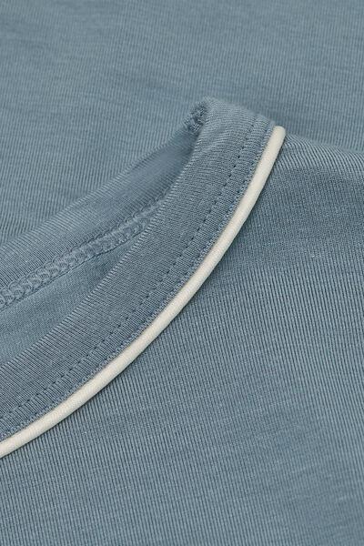 Blue Modal Long-Sleeved Jumper, , large image number 4