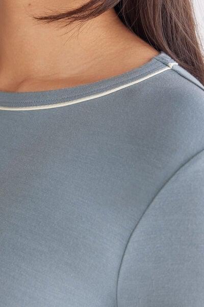 Blue Modal Long-Sleeved Jumper, 5601_850J, large image number 5