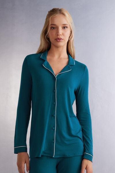 Long-Sleeve Micromodal Pajama Top - Intimissimi