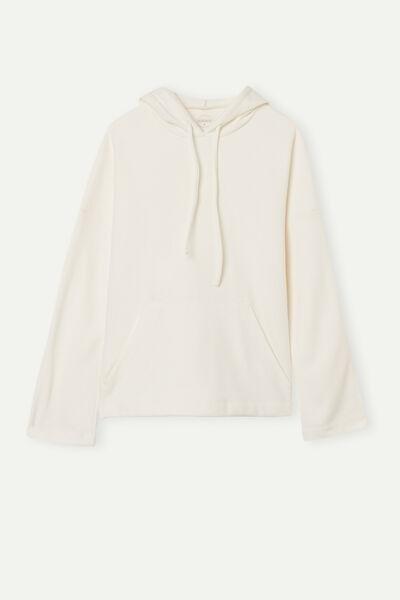 Cream Warm Cuddles Hooded Top, , large image number 2